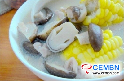 Try it today: Shiitake and Straw mushroom soup with corn