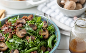 Mushroom and Sugar Snap Salad