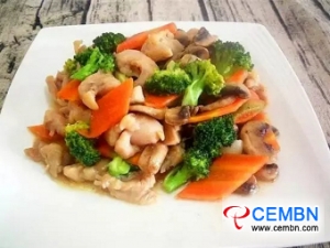Magnificent recipe: Braised Button mushroom with drumsticks and vegetables